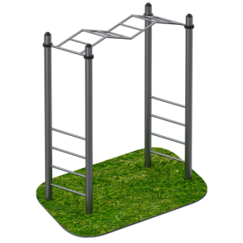 Рукоход разноуровневый Sabirgym SGWOK019.2 s-dostavka - SPORTSMAN завод спортивного инвентаря VASIL