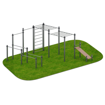 Атлетический комплекс Гелиос Sabirgym SGWOK201 уличный uzsi - SPORTSMAN завод спортивного инвентаря VASIL