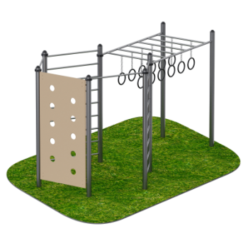 Спортивный уличный комплекс шестигранный Sabirgym SGWOK222 - SPORTSMAN завод спортивного инвентаря VASIL