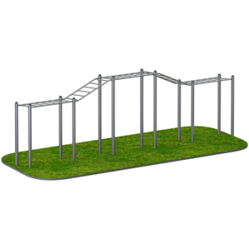 Тренажер для улицы Рукоход разноуровневый Sabirgym SGWOK401 васил - SPORTSMAN завод спортивного инвентаря VASIL