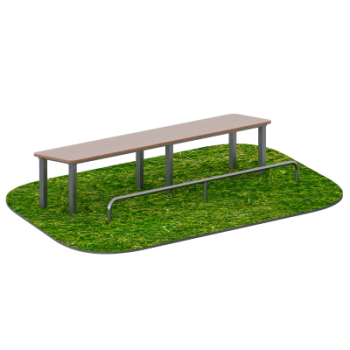 Уличный тренажер Скамья для пресса с упором для ног Sabirgym SGWOK403 - SPORTSMAN завод спортивного инвентаря VASIL