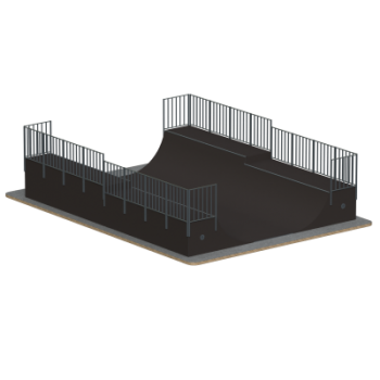 Рампа SPM1102L для скейтбординга - SPORTSMAN завод спортивного инвентаря VASIL