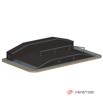 Фанбокс SPM3003L ARMS Armssport для скейт-парка роллердрома - SPORTSMAN завод спортивного инвентаря VASIL