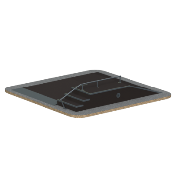 Фанбокс SPM3005L для скейт парка - SPORTSMAN завод спортивного инвентаря VASIL