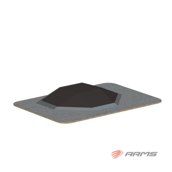 Фанбокс пирамида SPM3014L ARMS Armssport для скейт-парка роллердрома - SPORTSMAN завод спортивного инвентаря VASIL