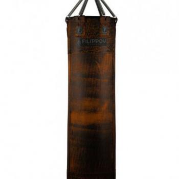 Боксерский мешок DIKO FILIPPOV из буйволиной кожи на пружинах 110см/50см/50кг - SPORTSMAN завод спортивного инвентаря VASIL