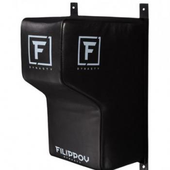 Подушка Г-образная Пирамида onePRO FILIPPOV из натуральной кожи 65см/42см/50см черный - SPORTSMAN завод спортивного инвентаря VASIL