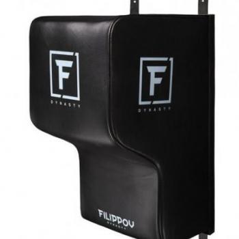 Подушка апперкотная Г-образная большая onePRO FILIPPOV из натуральной кожи 75см/42см/50см черный - SPORTSMAN завод спортивного инвентаря VASIL