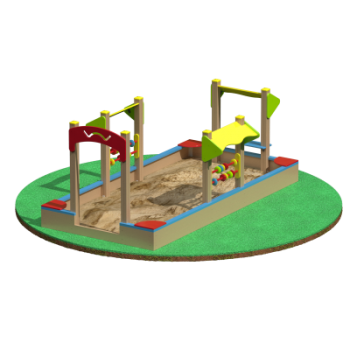 Песочница Полянка ARMSBABY 200 Vasil - SPORTSMAN завод спортивного инвентаря VASIL