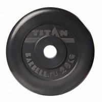 Диск TITAN PROFY 51 мм 20 кг стальная втулка ДТПЧ 51/20 IRON KING Айрон Кинг - SPORTSMAN завод спортивного инвентаря VASIL