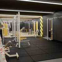 Тренажерный зал на 300 кв.м IRON KING Айрон Кинг - SPORTSMAN завод спортивного инвентаря VASIL