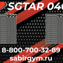 ������� ��� ��������� Sabirgym SGGTAR040 - SPORTSMAN ����� ����������� ��������� VASIL